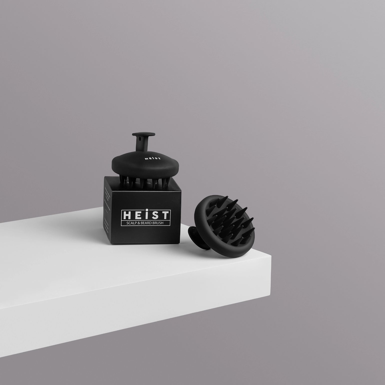 Perie Scalp & Barbă din Silicon | Curățare & Stimulare