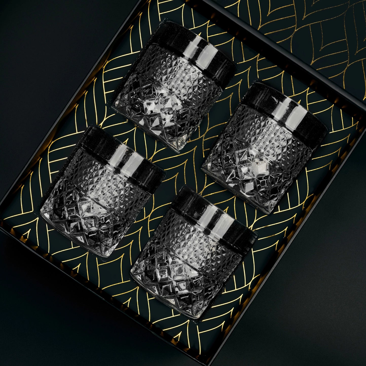 Set 4 Pahare Whiskey Cristal - Admiral