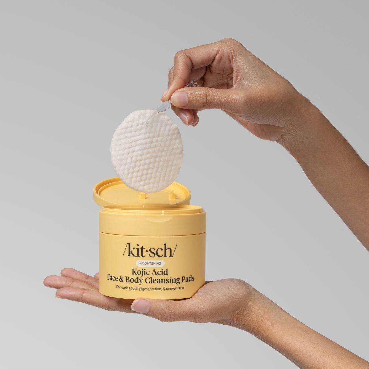 Dischete Curățare & Exfoliere cu Acid Kojic | Ten Luminos & Uniform (50 buc)