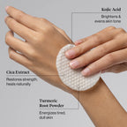 Dischete Curățare & Exfoliere cu Acid Kojic | Ten Luminos & Uniform (50 buc)