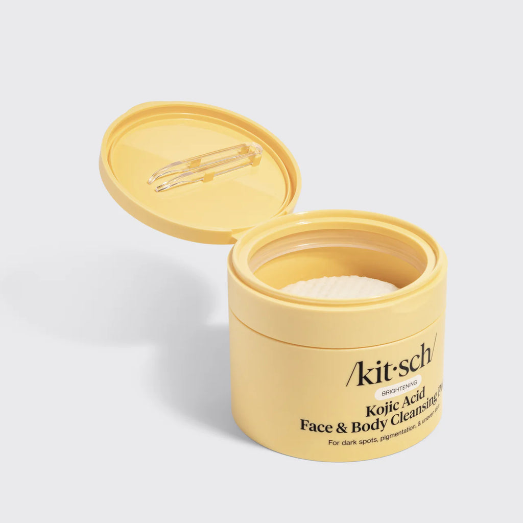 Dischete Curățare & Exfoliere cu Acid Kojic | Ten Luminos & Uniform (50 buc)