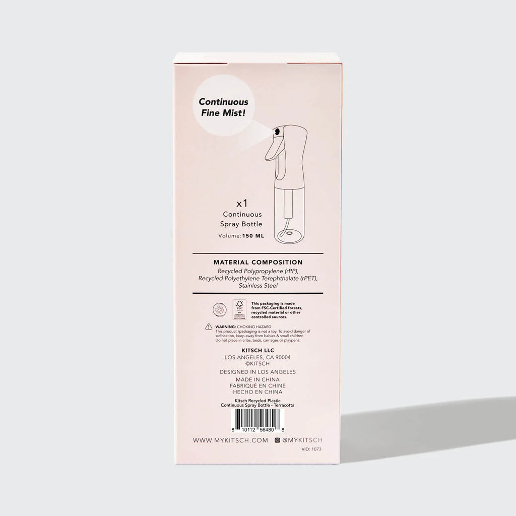 Spray Pulverizare Continua Reîncărcabil | Styling & Reîmprospătare Păr (Terracotta)