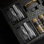 Cocktail Smoker & Whiskey Kit cu Pahare Cristal