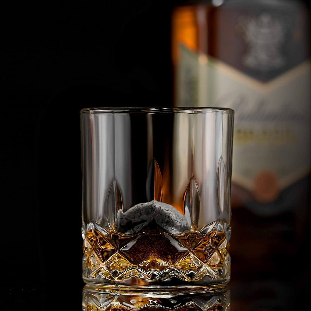 Set Cadou Pahare Whiskey "Signature" & Pietre Granit