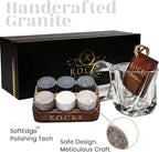 Set Cadou Pahare Whiskey "Twist" & Pietre Granit