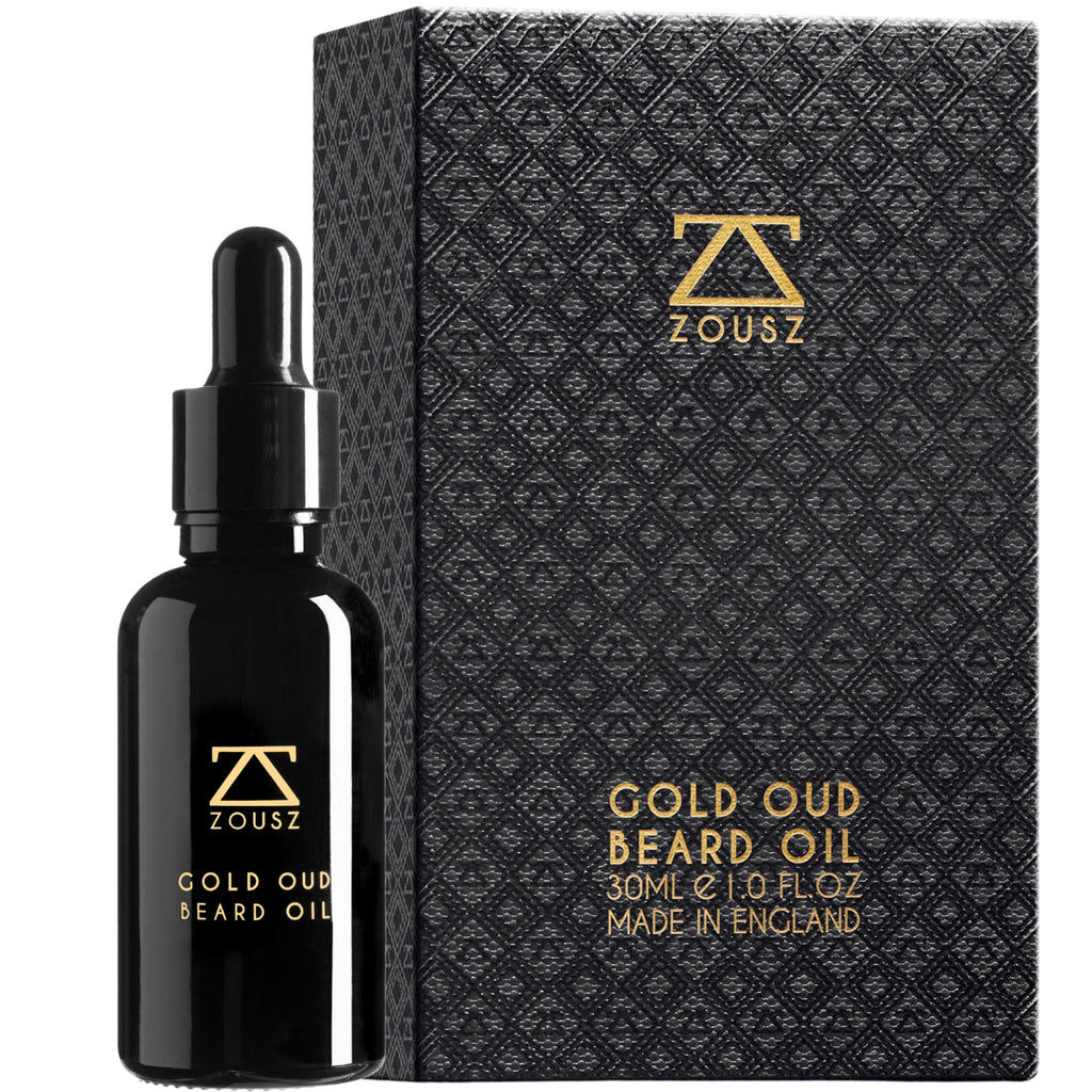 Ulei de Barbă Gold Oud 30ml | Hidratare & Îngrijire Premium