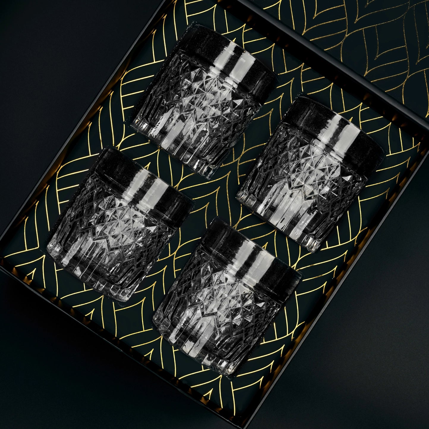 Set 4 Pahare Whiskey Cristal - Prestige