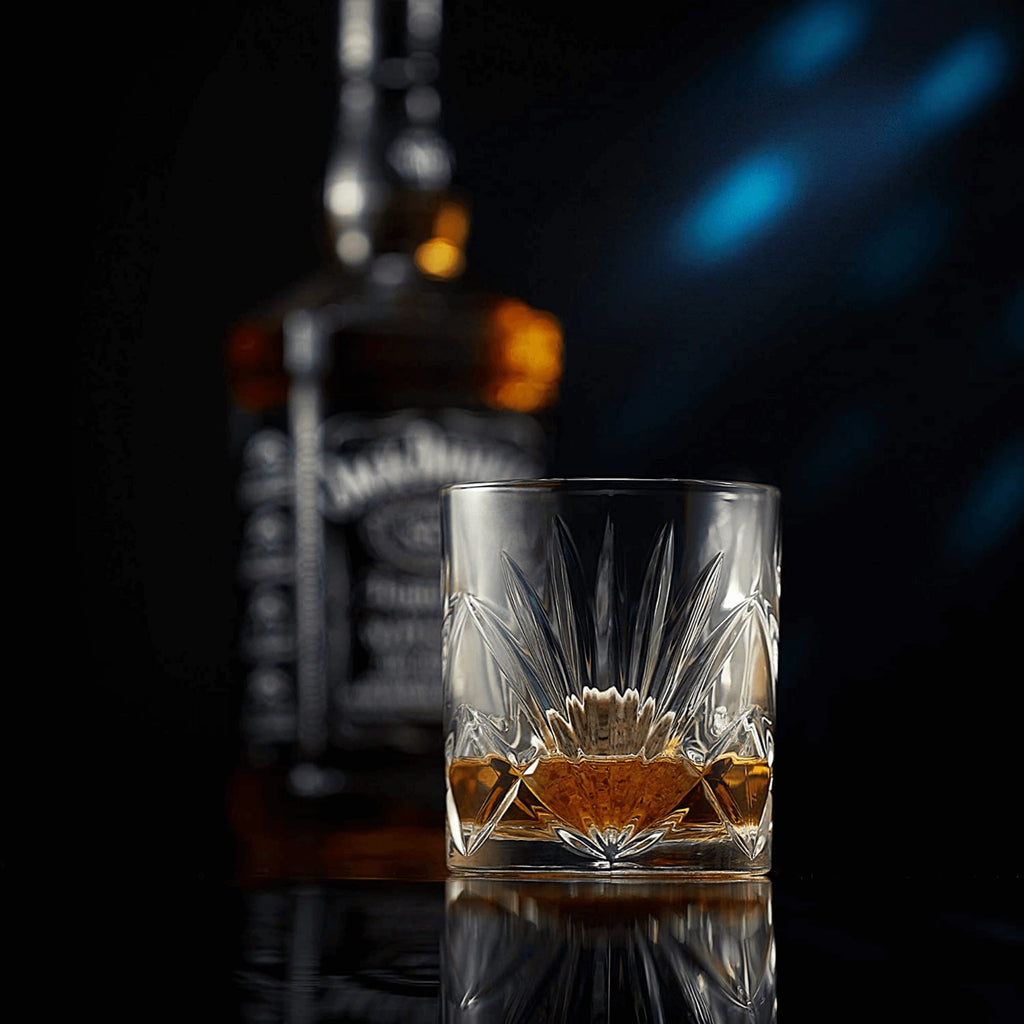 Set Cadou Pahare Whiskey "Palm" & Pietre Granit