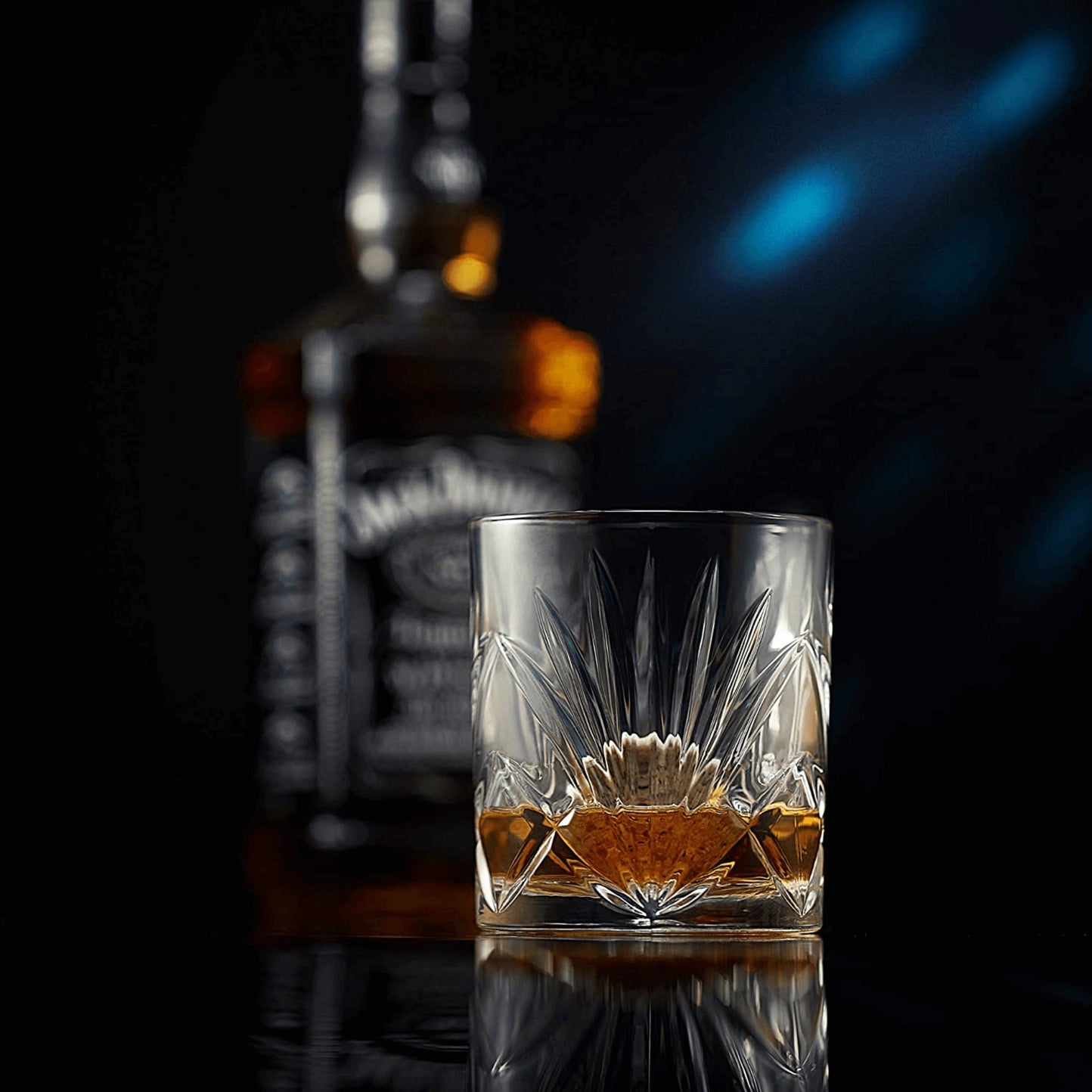 Set Cadou Pahare Whiskey "Palm" & Pietre Granit