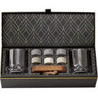 Set Cadou Pahare Whiskey "Signature" & Pietre Granit