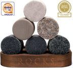 Set Cadou Pahare Whiskey "Twist" & Pietre Granit