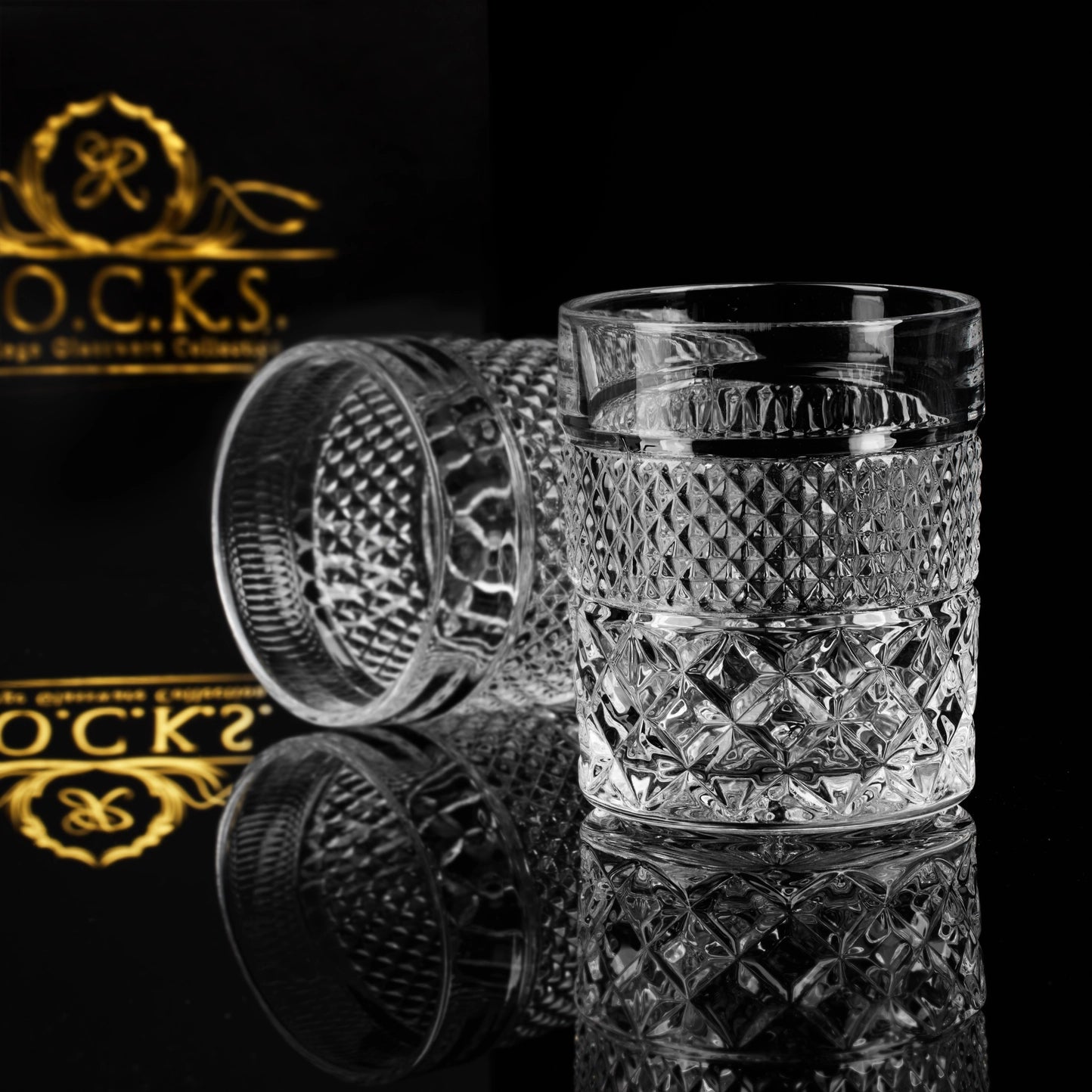 Set 4 Pahare Whiskey Cristal - Admiral