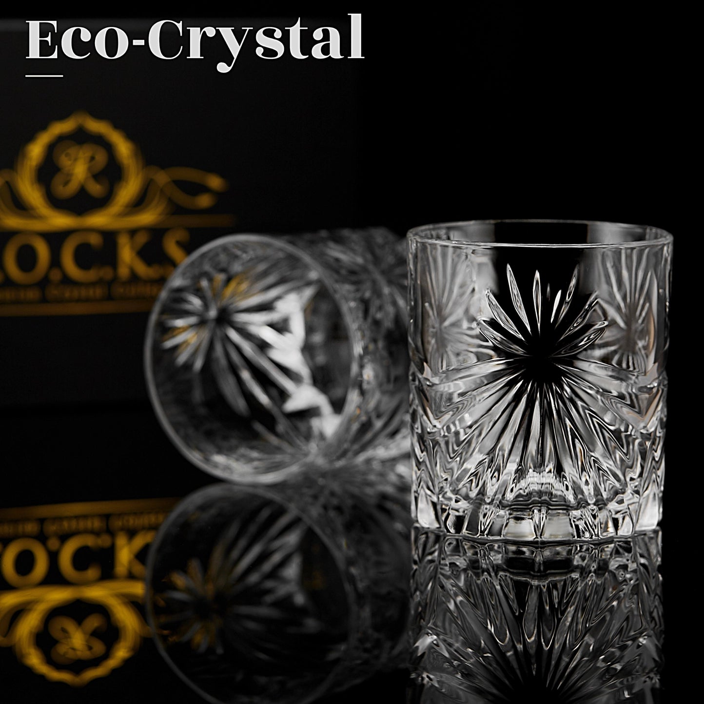 Set 2 Pahare Whiskey Cristal - Soleil